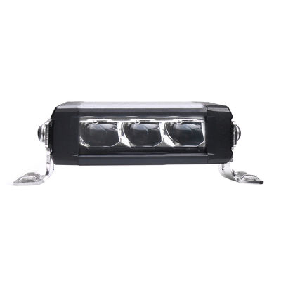 barra de luz delgada de la fila LED del punto 5.5inch sola 810lm IP67 para la carretilla elevadora