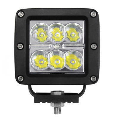 El haz de punto de IP67 R10 llevó la inundación de la vaina de las luces los cubos de la pulgada LED de 90 grados 18W 3