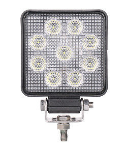 9W prenda impermeable pura campo a través de las luces de inundación del trabajo de la casilla blanca LED 12V
