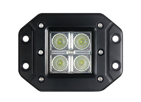 El haz de punto del CE ATV UTV 12W llevó el soporte del rubor de las luces a prueba de choques