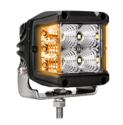 26W luz del trabajo de Amber Side Shooter Led Pods de la inundación de 4 pulgadas