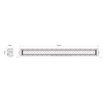 barras de Emark Osram LED de la barra de luz del coche 204W LED de los 76cm que calientan la lente