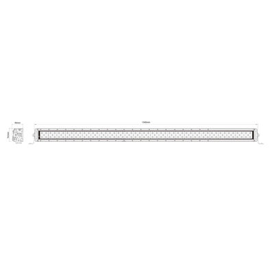 La fila doble llevó el sistema de iluminación de la barra ligera OSRAM LED Chip Truck Light Bar Offroad