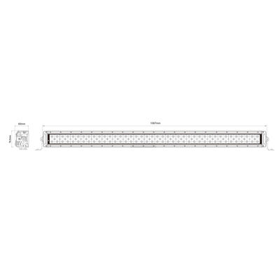 Barra ligera de conducción del CE los 40in 240W LED con los TS calentados 16949 de la lente