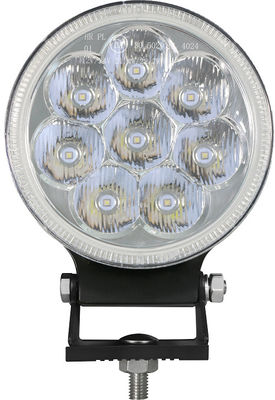 E50 R10 ATV 5 prenda impermeable campo a través llevada ronda de las luces de conducción de la pulgada 24W