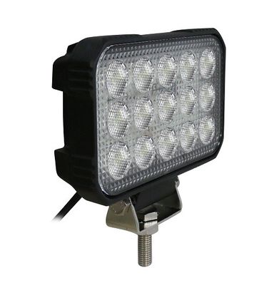 El rectángulo de la motocicleta 75W llevó el soporte dual IP67 IP69K de la luz de inundación