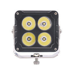 IP69K 40w 4 haz de punto resistente de las luces OSRAM del trabajo del cuadrado LED de la pulgada