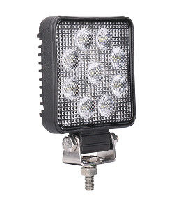 9W prenda impermeable pura campo a través de las luces de inundación del trabajo de la casilla blanca LED 12V