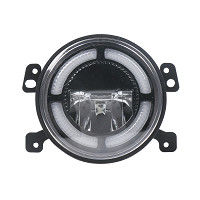 luces de conducción de la motocicleta del microprocesador LED de 10W*1 Osram 5,5&quot; con la lente de la PC