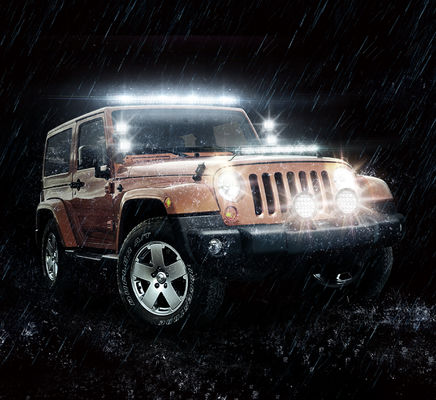 Inundación del tractor de SUV llevada alrededor de luces campo a través 3 pulgadas