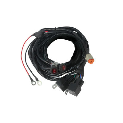 Arnés de cable automotriz 3 PDT DC 24V 30V de la luz de Off Road de la retransmisión