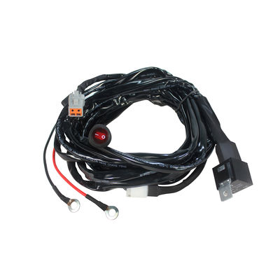 interruptor automotriz de la retransmisión del fusible del arnés de cable CSA de la luz del trabajo 14AWG de los 20cm