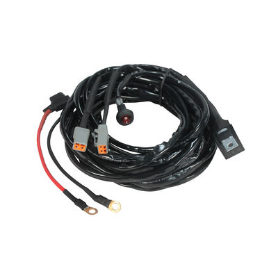 ODM automotriz 14AWG de la prenda impermeable el 10ft del arnés de cable de la luz de Off Road del coche