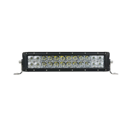 72W llevado 13,5 pulgadas 6480lm curvó fila doble que la barra ligera llevada con Osram llevó piezas del coche de barra de iluminación del coche del microprocesador