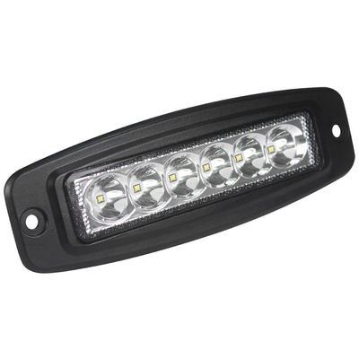 IP69K ATV 6 avanzan lentamente la barra ultra delgada 6pcs*3w de intensidad alta OSRAM del LED