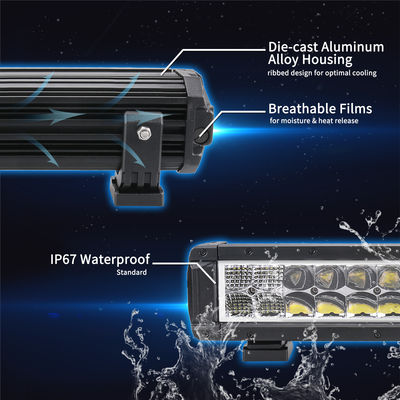 Barra de luz de la fila LED del doble de Osram de 13,5 pulgadas 84w R112 para las lámparas autos
