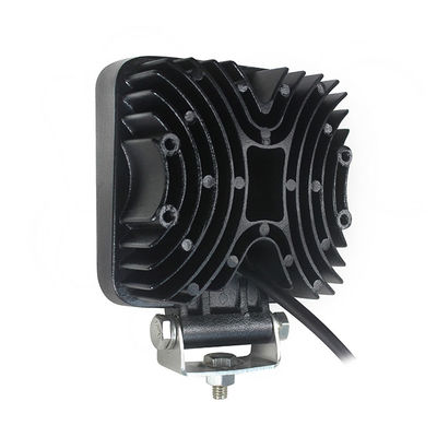 4PCS vivienda del negro de las luces IP67 2160lm del trabajo de la inundación del cuadrado LED