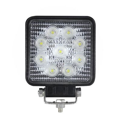 4PCS vivienda del negro de las luces IP67 2160lm del trabajo de la inundación del cuadrado LED
