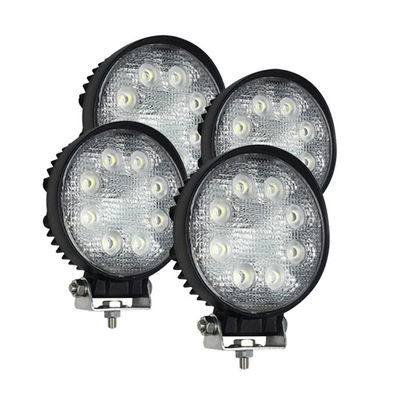 1920lm el 90° 24 luces de inundación de la ronda del vatio LED para los vehículos industriales