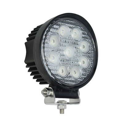 2160lm industria de las luces de inundación del trabajo de la ronda LED 27W que mina la iluminación campo a través